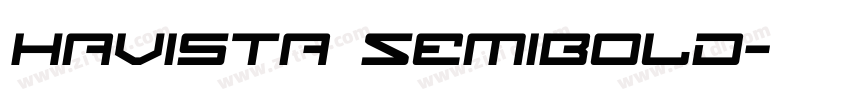 Havista SemiBold字体转换